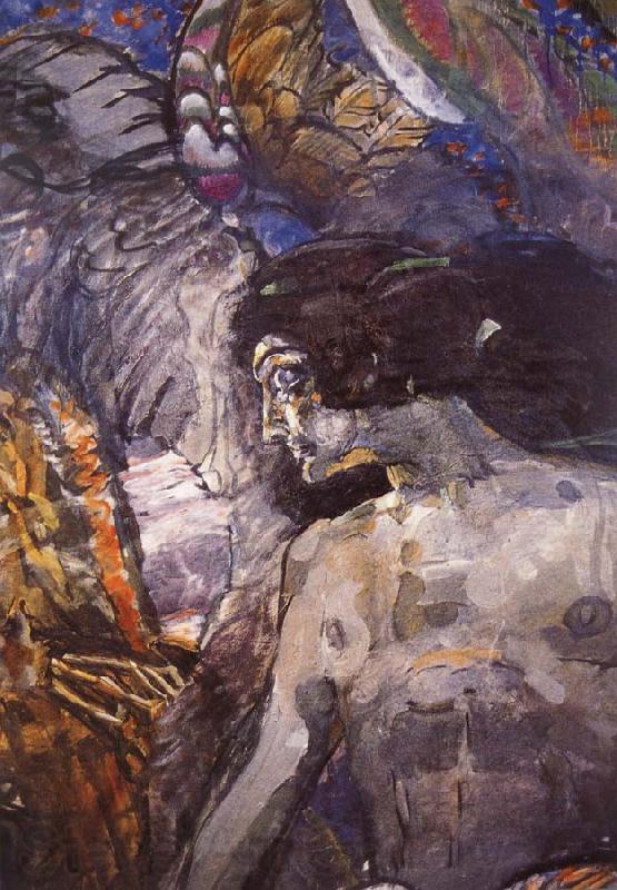 Mikhail Vrubel Foreknow Norge oil painting art